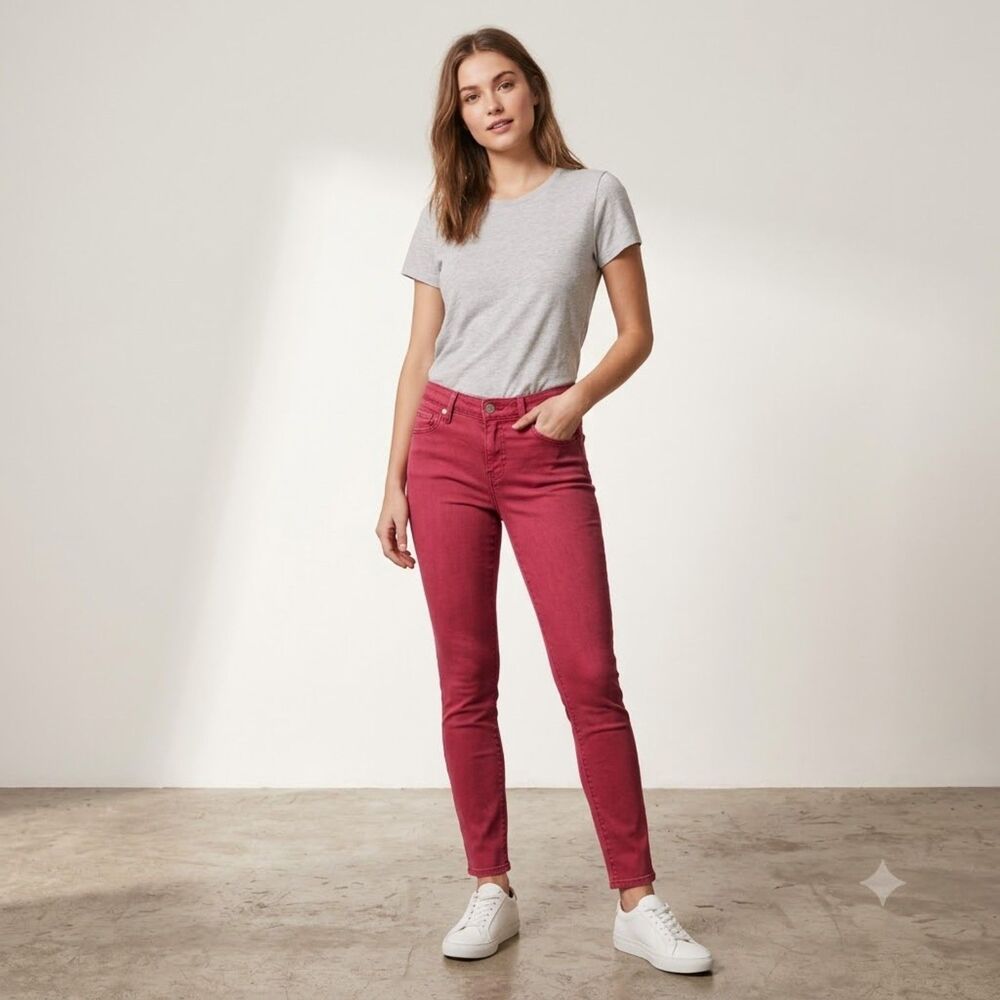 Marc by Marc Jacobs Stick Workwear Skinny Jeans Antique Red Size 30